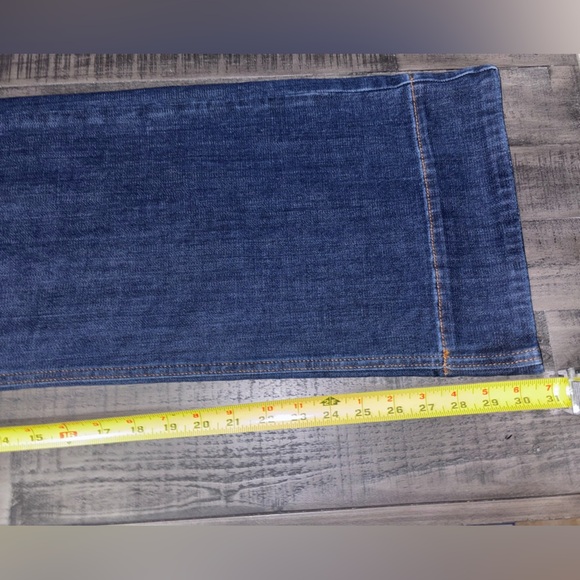 Wyse Navy Embroidered Jeans SZ 4 - Picture 4 of 9